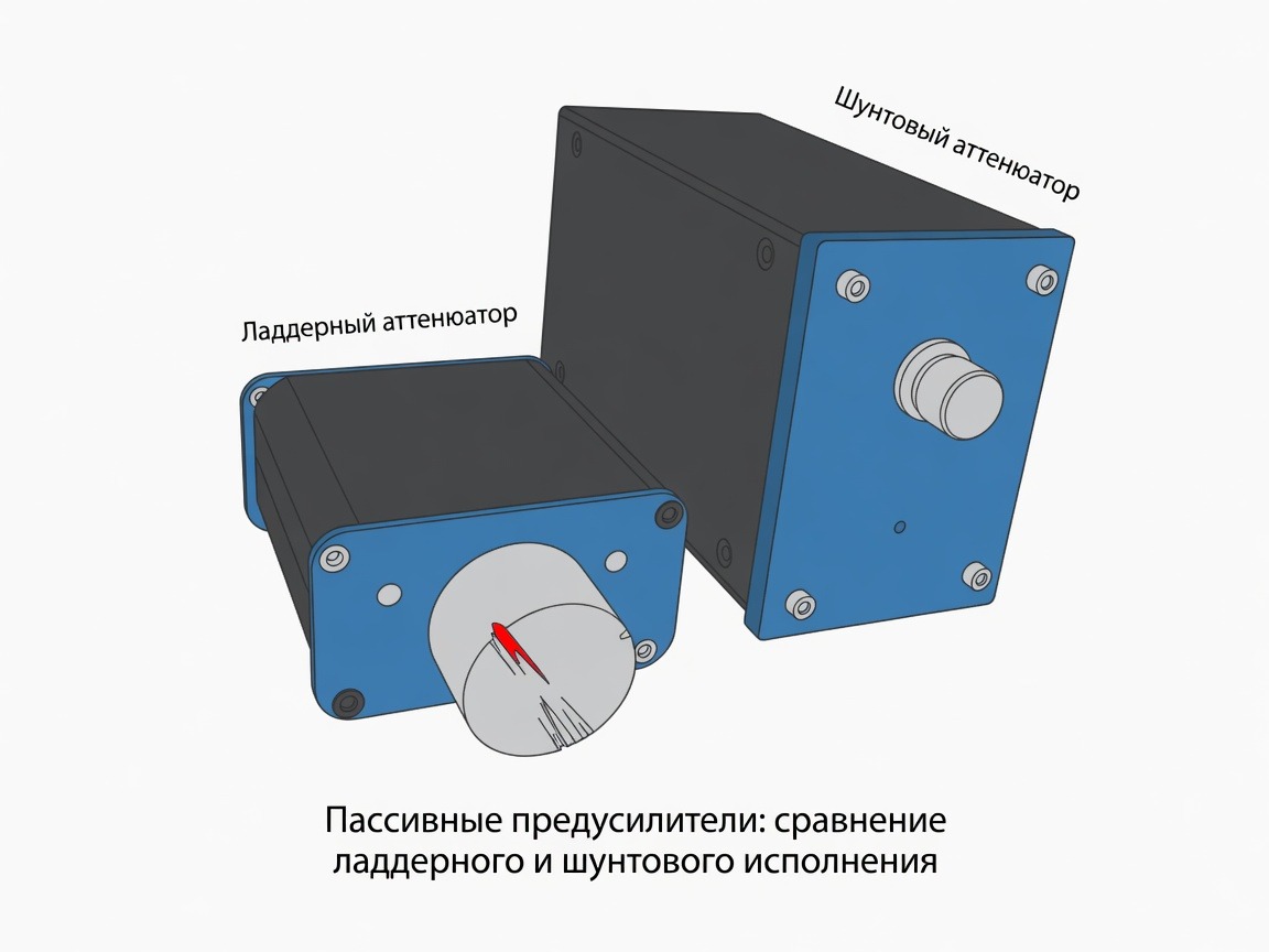 Пассивные предусилители: сравнение ладдерного и шунтового исполнения