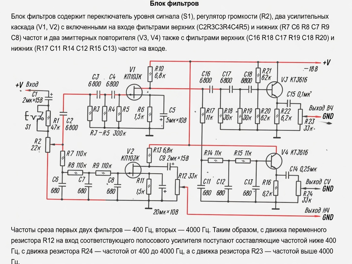 Монтаж и расположение элементов